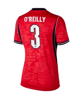 Billige Fotballdrakt England Nico O'Reilly #3 Replika Bortedrakt Dame VM 2026 Kortermet Billige Fotballdrakt England Nico O'Reilly #3 Replika Bortedrakt Dame VM 2026 Kortermet